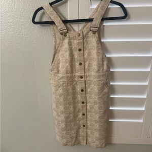 Brand new Gucci Beige Kids Dress with Button-Down Front